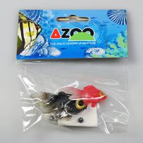 パームアクセサリー　金魚　赤/黒